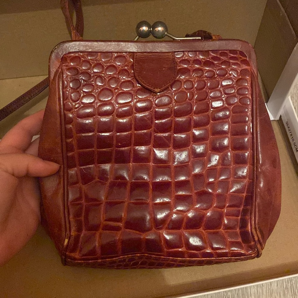 Jenna Davies cherry red bag